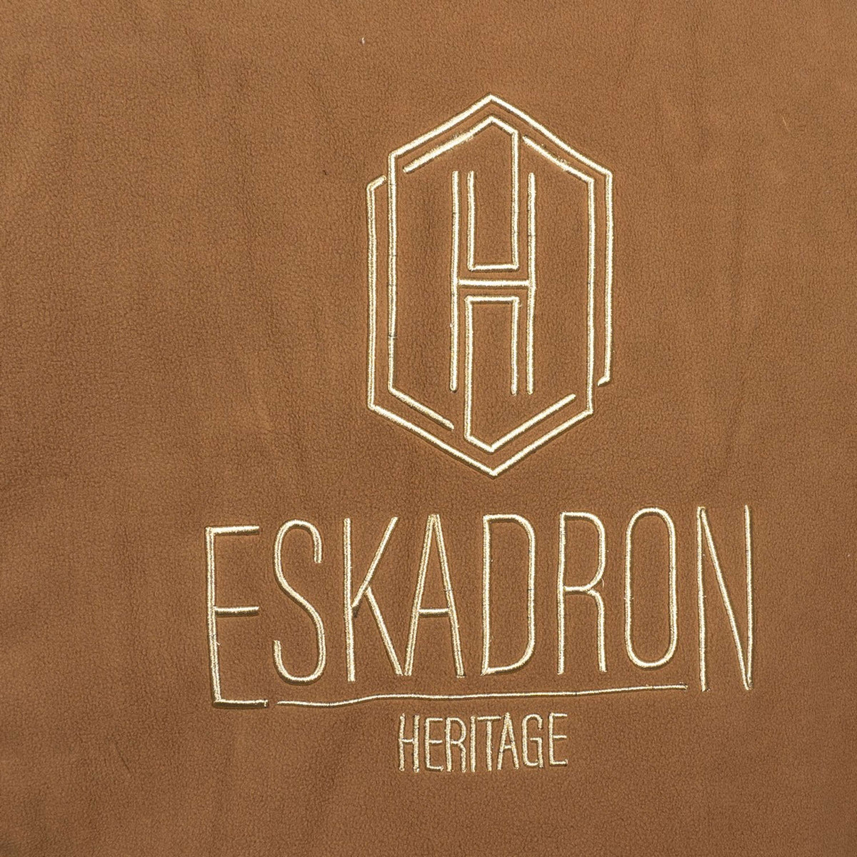 Eskadron Coperta antisudore Heritage Fleece Check Almond