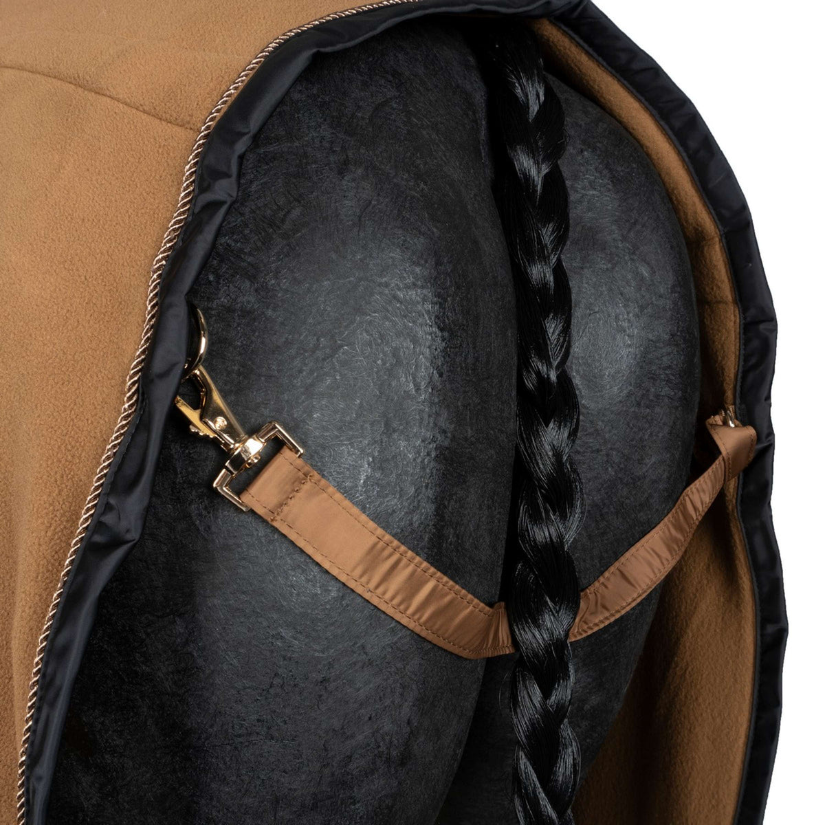 Eskadron Coperta antisudore Heritage Fleece Check Almond