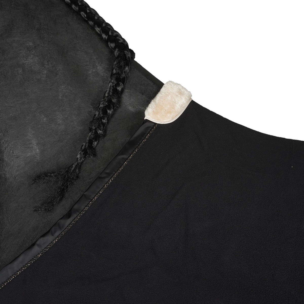 Eskadron Coperta antisudore Heritage Fleece Check Nero