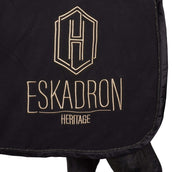 Eskadron Coperta antisudore Heritage Fleece Check Nero