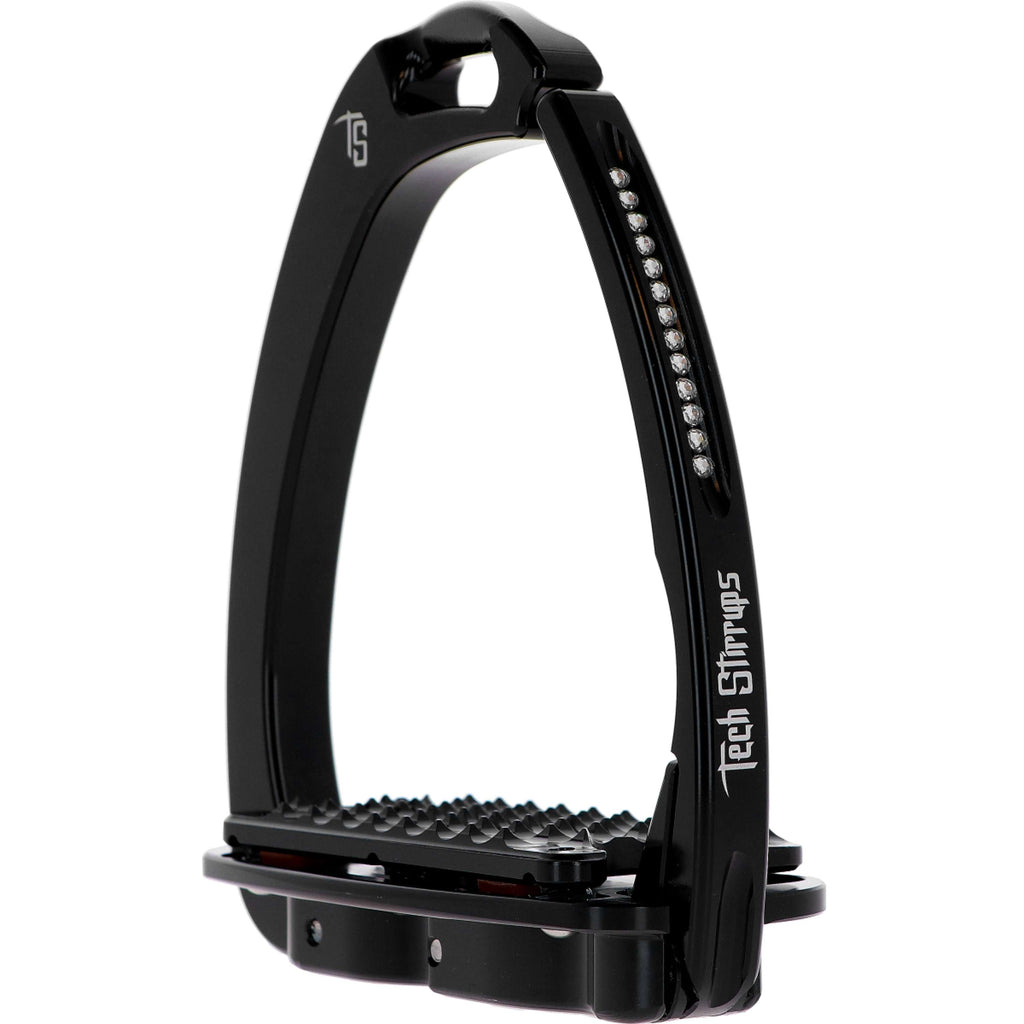 Tech Stirrups Staffe Venice Plus Swarovski Nero
