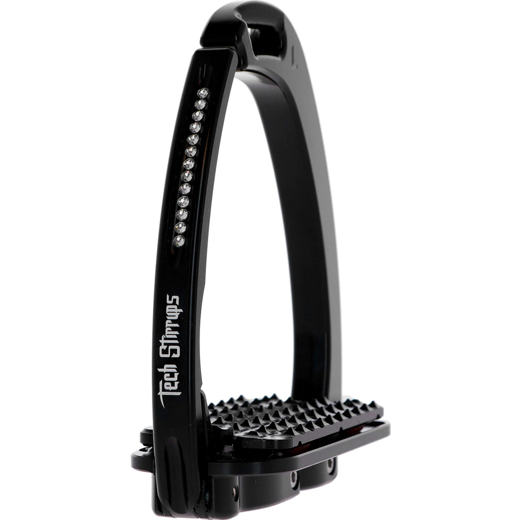 Tech Stirrups Staffe Venice Plus Swarovski Nero