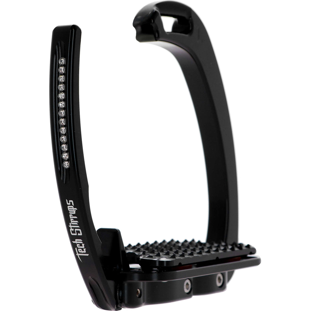 Tech Stirrups Staffe Venice Plus Swarovski Nero