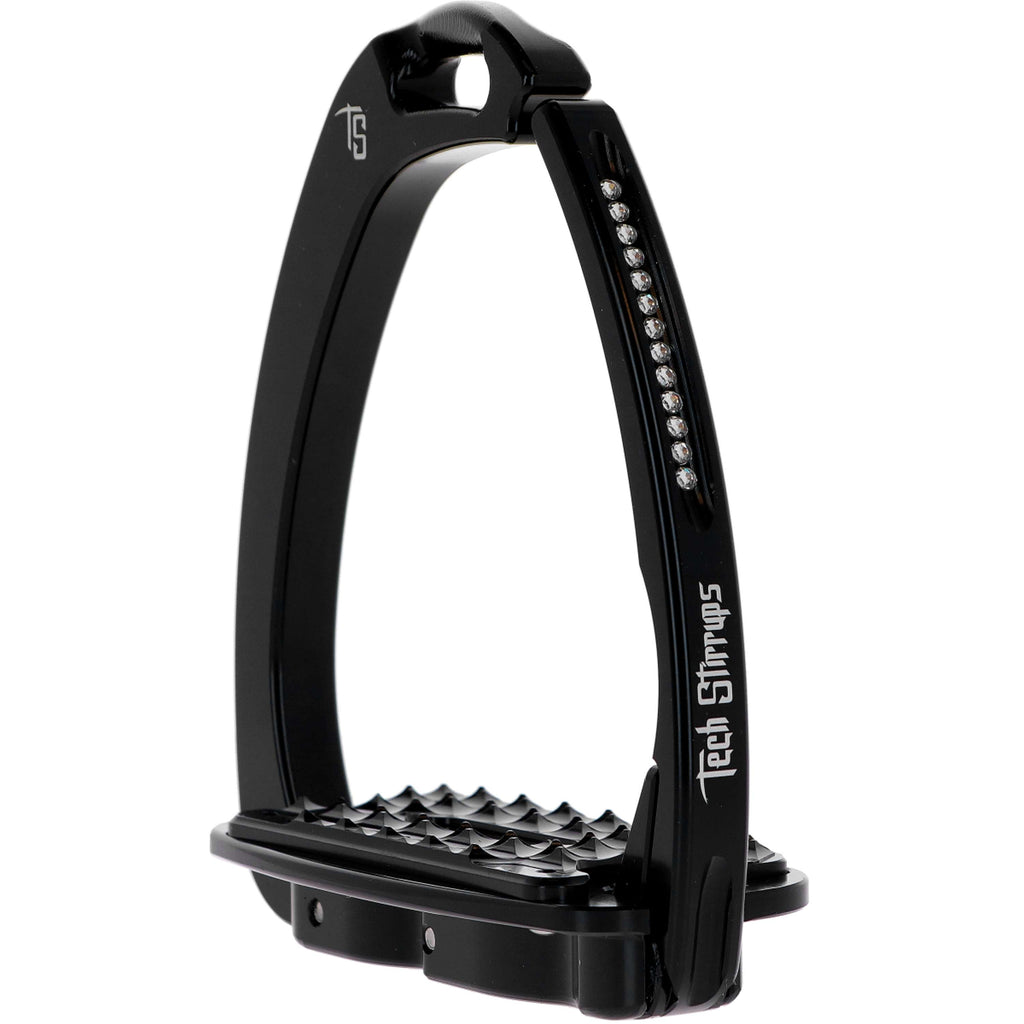 Tech Stirrups Staffe Venice Sloped Evo Swarovski Nero