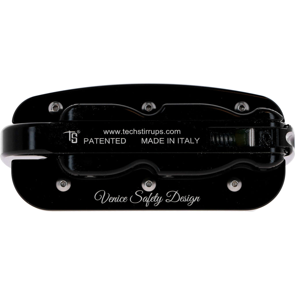 Tech Stirrups Staffe Venice Sloped Evo Swarovski Nero