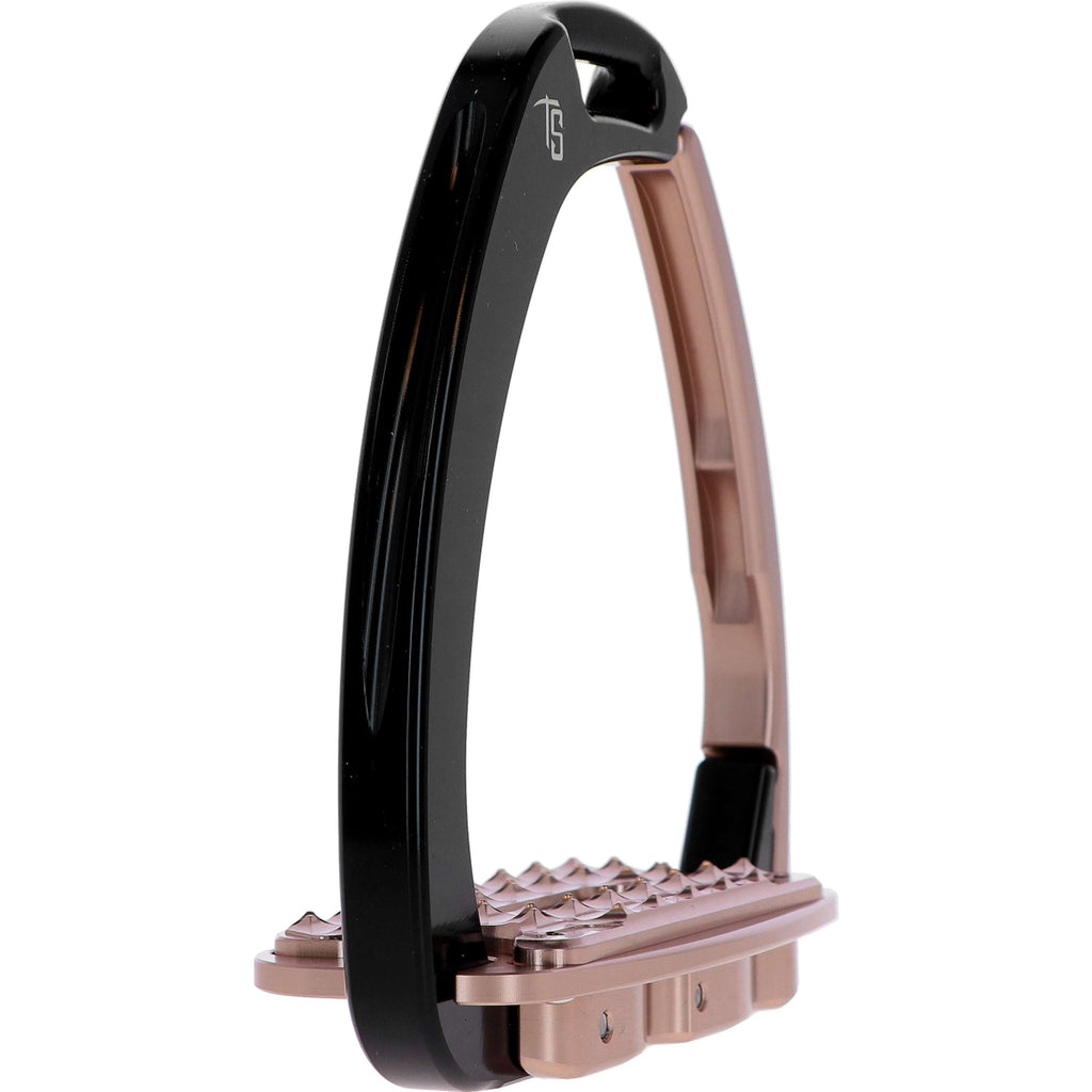 Tech Stirrups Staffe Venice Sloped Evo Swarovski Nero/Oro rosa