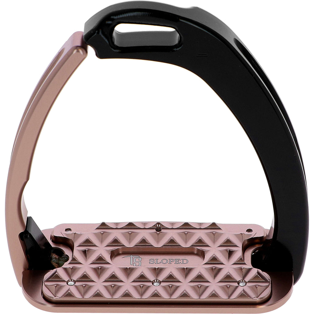 Tech Stirrups Staffe Venice Sloped Evo Swarovski Nero/Oro rosa