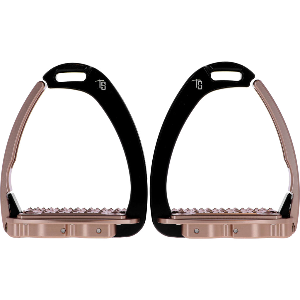 Tech Stirrups Staffe Venice Sloped Evo Swarovski Nero/Oro rosa