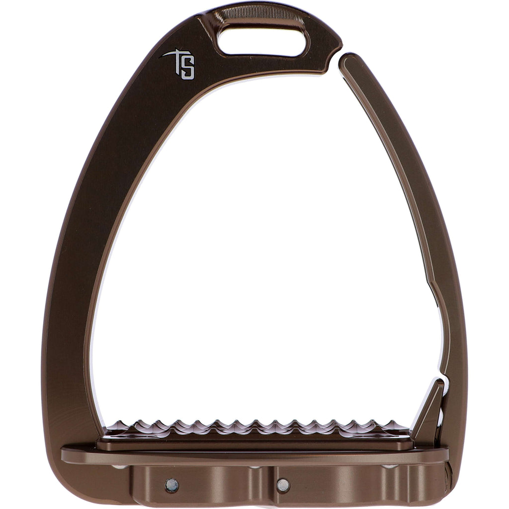 Tech Stirrups Staffe Venice Sloped Evo Swarovski Marrone