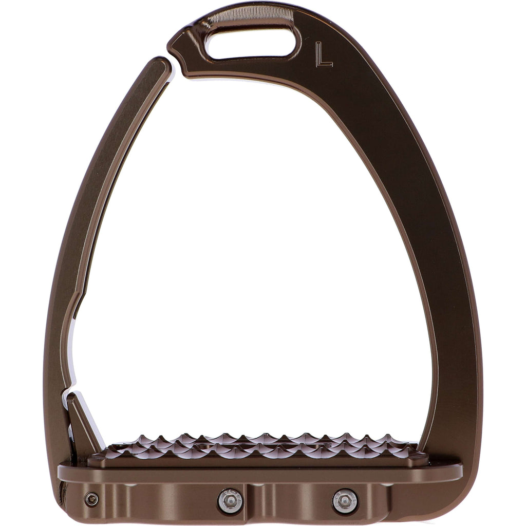 Tech Stirrups Staffe Venice Sloped Evo Swarovski Marrone