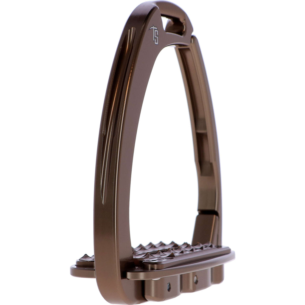Tech Stirrups Staffe Venice Sloped Evo Swarovski Marrone