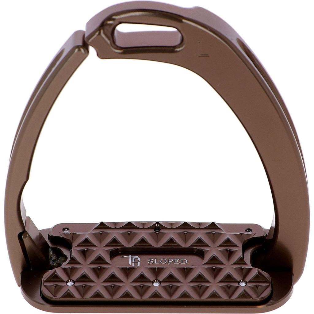 Tech Stirrups Staffe Venice Sloped Evo Swarovski Marrone
