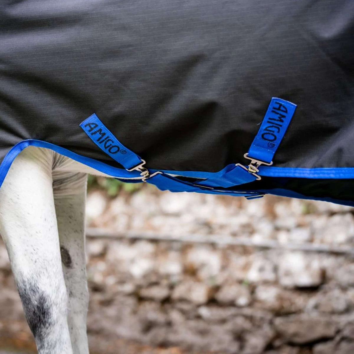 Amigo Ripstop 900D Plus Pony 50g Nero/Blu classico