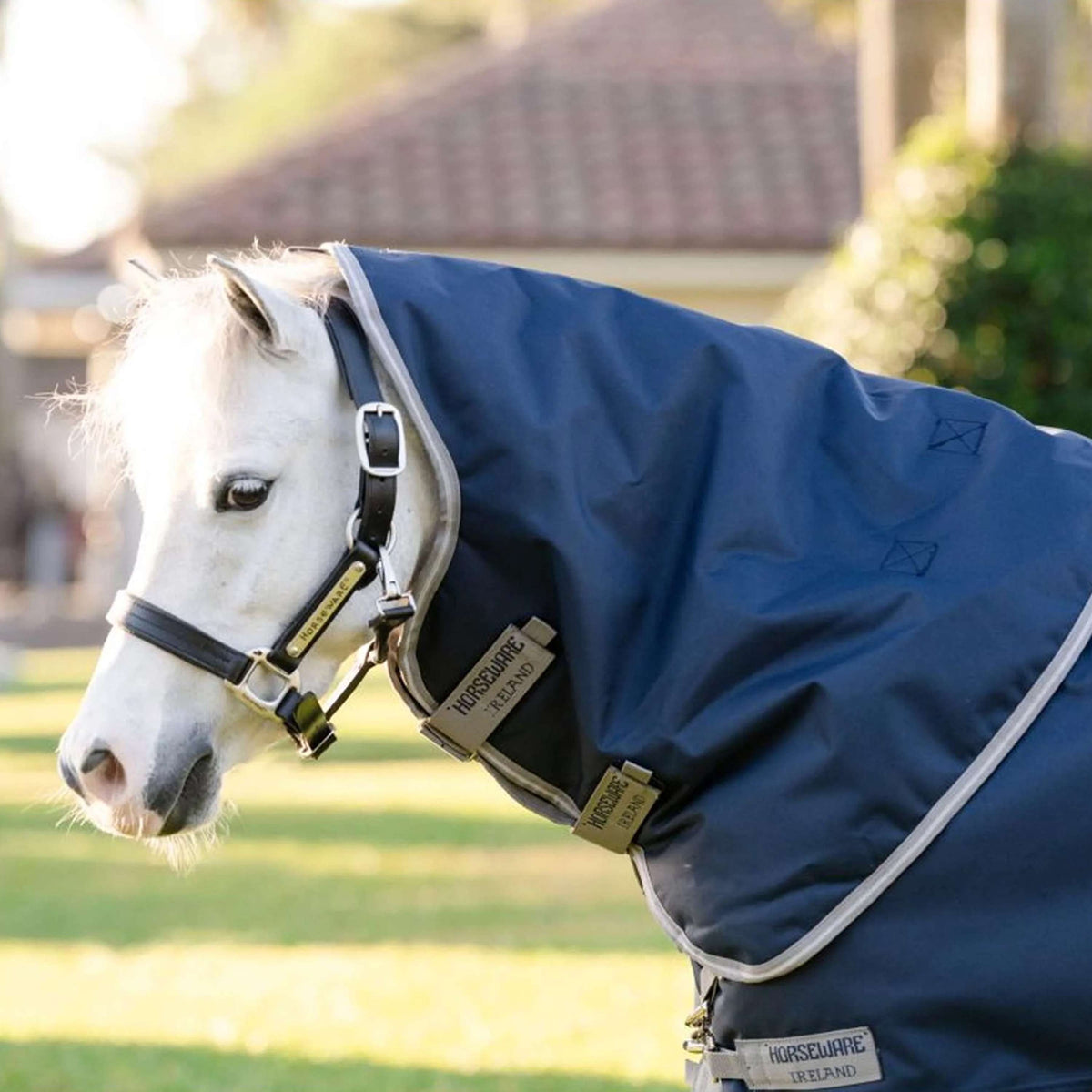 Amigo Turnout 1200D Plus Pony 50g Blu marino/Grigio titanio/Argento