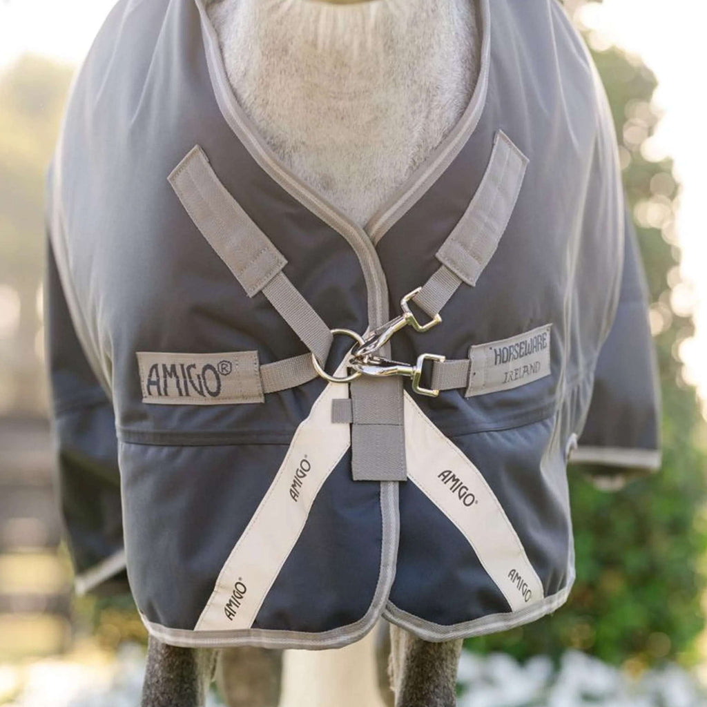 Amigo Turnout 1200D Plus Pony 50g Blu marino/Grigio titanio/Argento