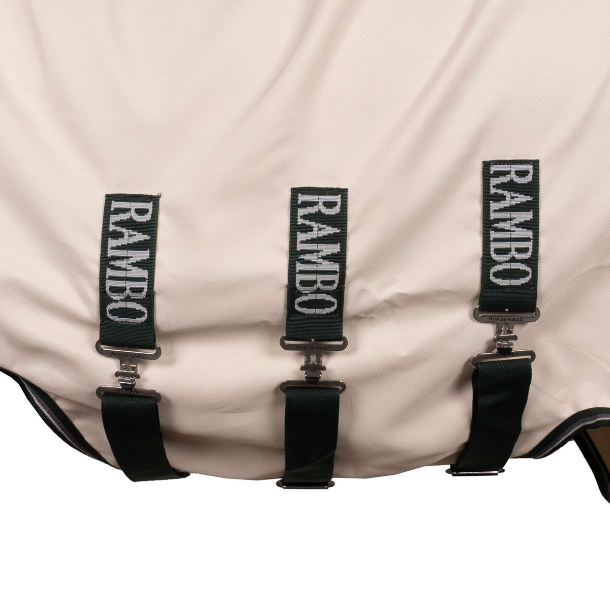 Rambo Hoody Pony Gesso/verde cacciatore/argento