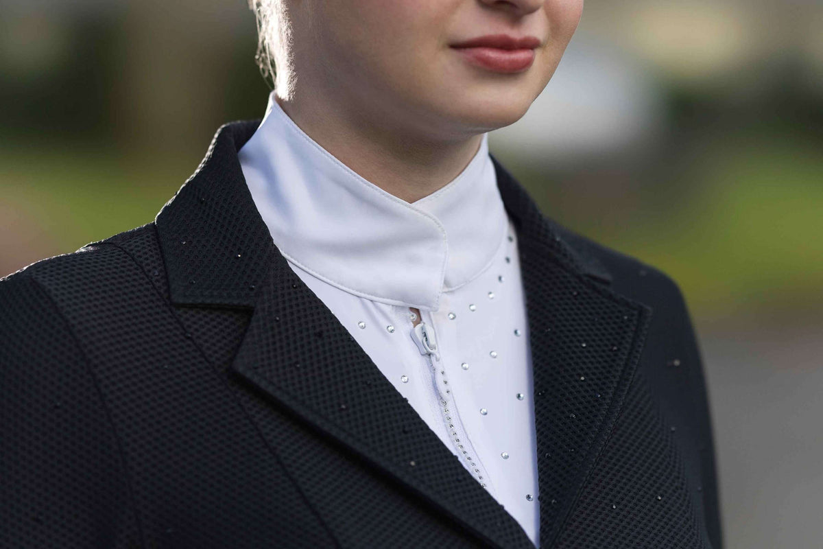 HKM Giacca da Competizione Crystal Nero