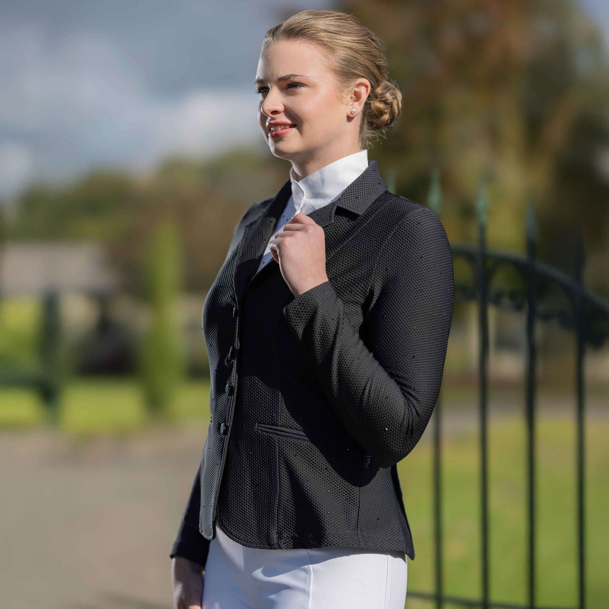 HKM Giacca da Competizione Crystal Nero