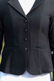HKM Giacca da Competizione Crystal Nero