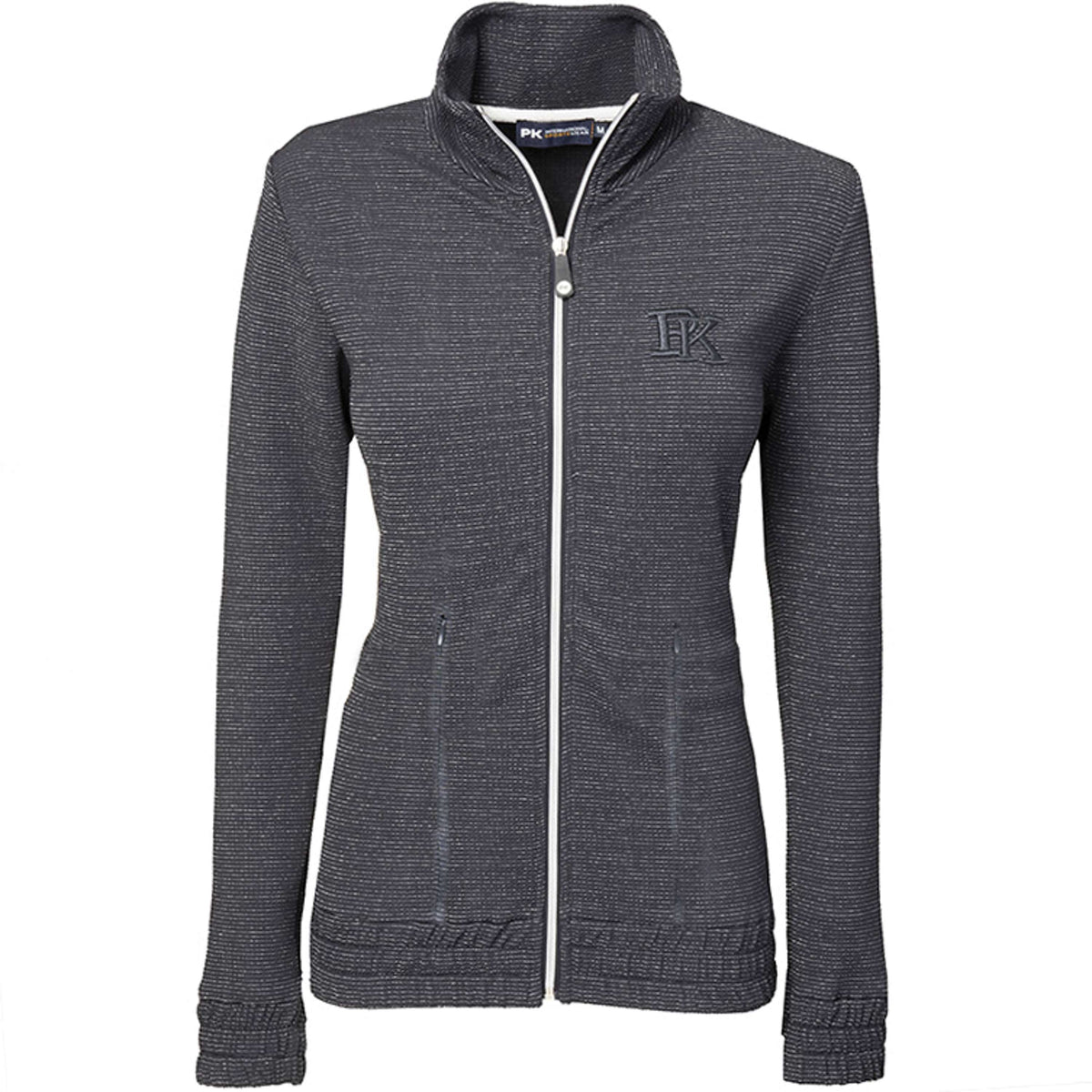 PK International Felpa con cappuccio e zip Performance Robinson Carbone
