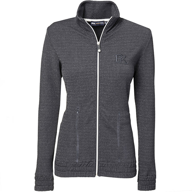 PK International Felpa con cappuccio e zip Performance Robinson Carbone