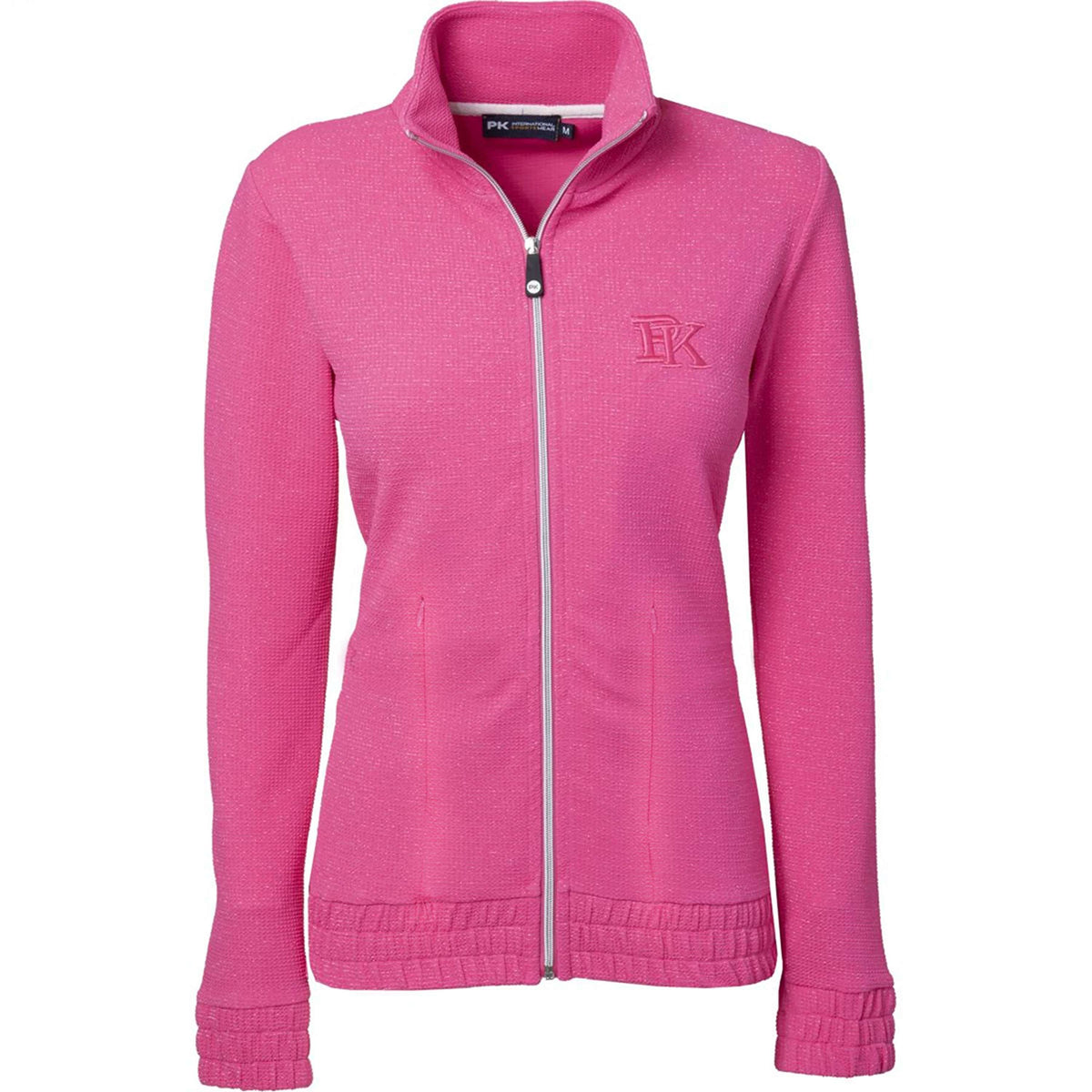 PK International Felpa con cappuccio e zip Performance Robinson Fluo Pink