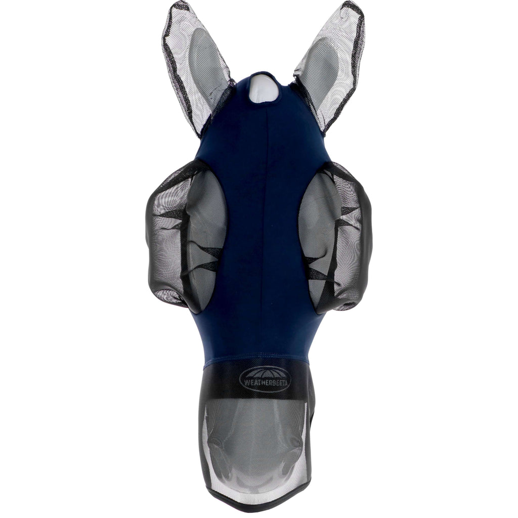 WeatherBeeta Maschera per Mosche ComFiTec Luxe Bug Eye Saver con Orecchie e Naso Blu marino/nero