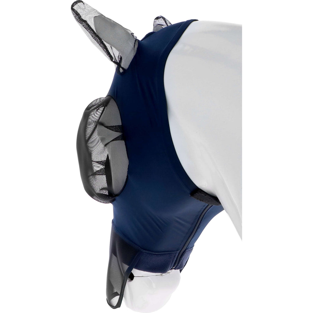 WeatherBeeta Maschera per Mosche ComFiTec Luxe Bug Eye Saver con Orecchie e Naso Blu marino/nero