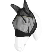 EQUITHÈME Maschera per Mosche Supercut con Protezione UV Nero