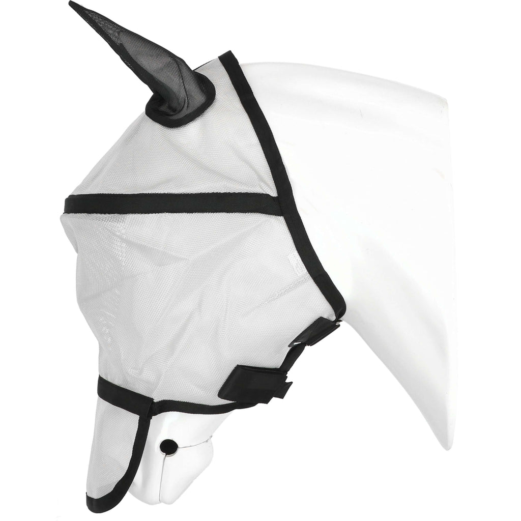 EQUITHÈME Maschera per Mosche Protec con Protezione UV Argento