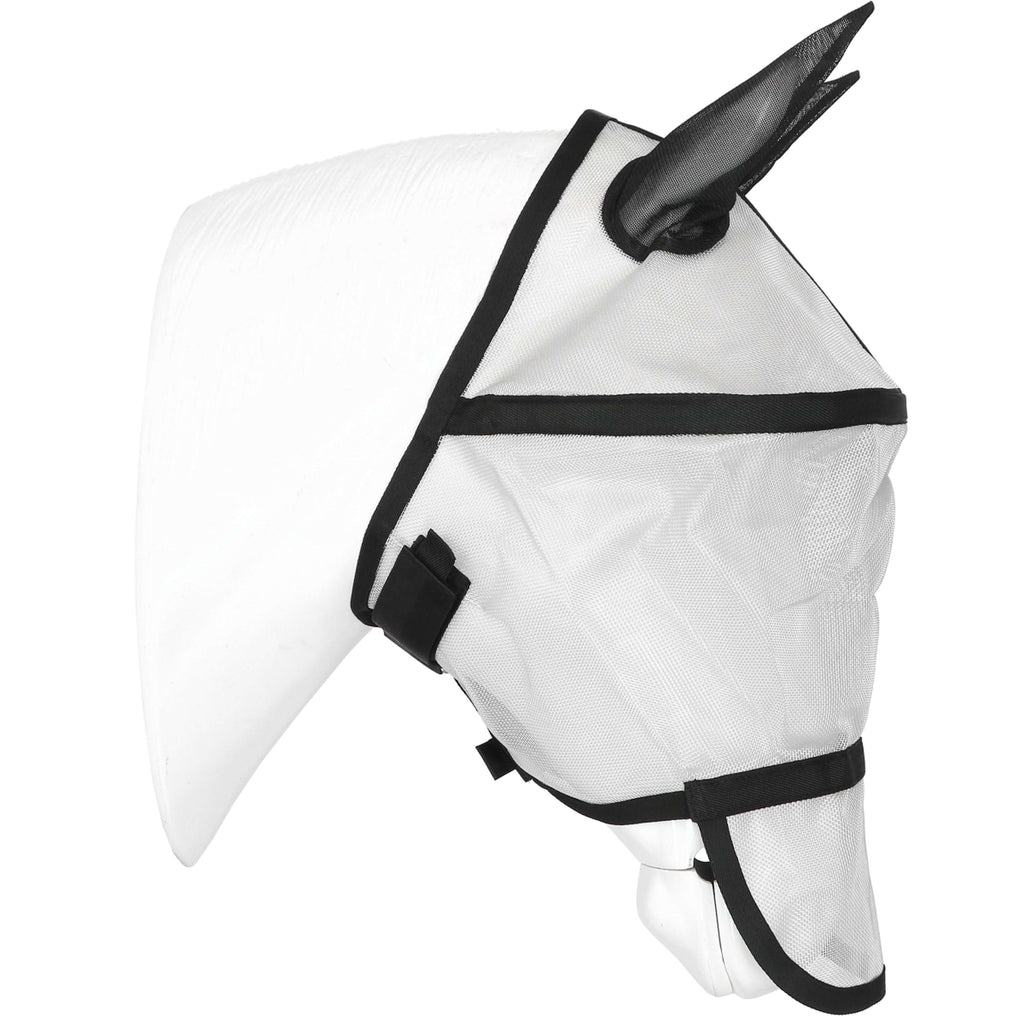 EQUITHÈME Maschera per Mosche Protec con Protezione UV Argento