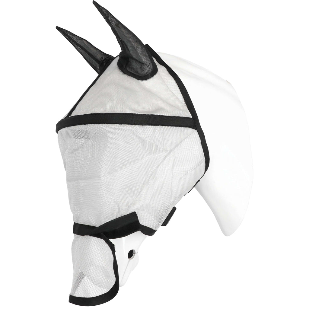 EQUITHÈME Maschera per Mosche Protec con Protezione UV Argento