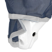 EQUITHÈME Maschera Antimosche Hoop con Protezione UV Navy