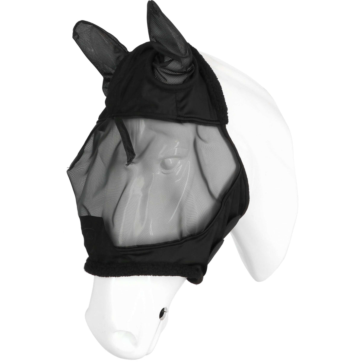 EQUITHÈME Maschera per Mosche Teddy UV Protection Nero