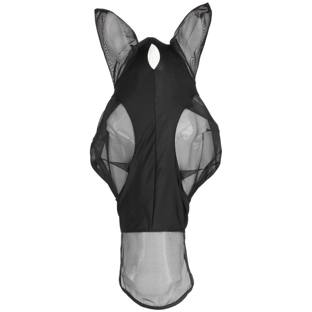 EQUITHÈME Maschera per Mosche Hood con Protezione UV Nero