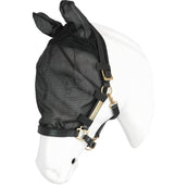 EQUITHÈME Capezza con Maschera Antimosche con Protezione UV Nero