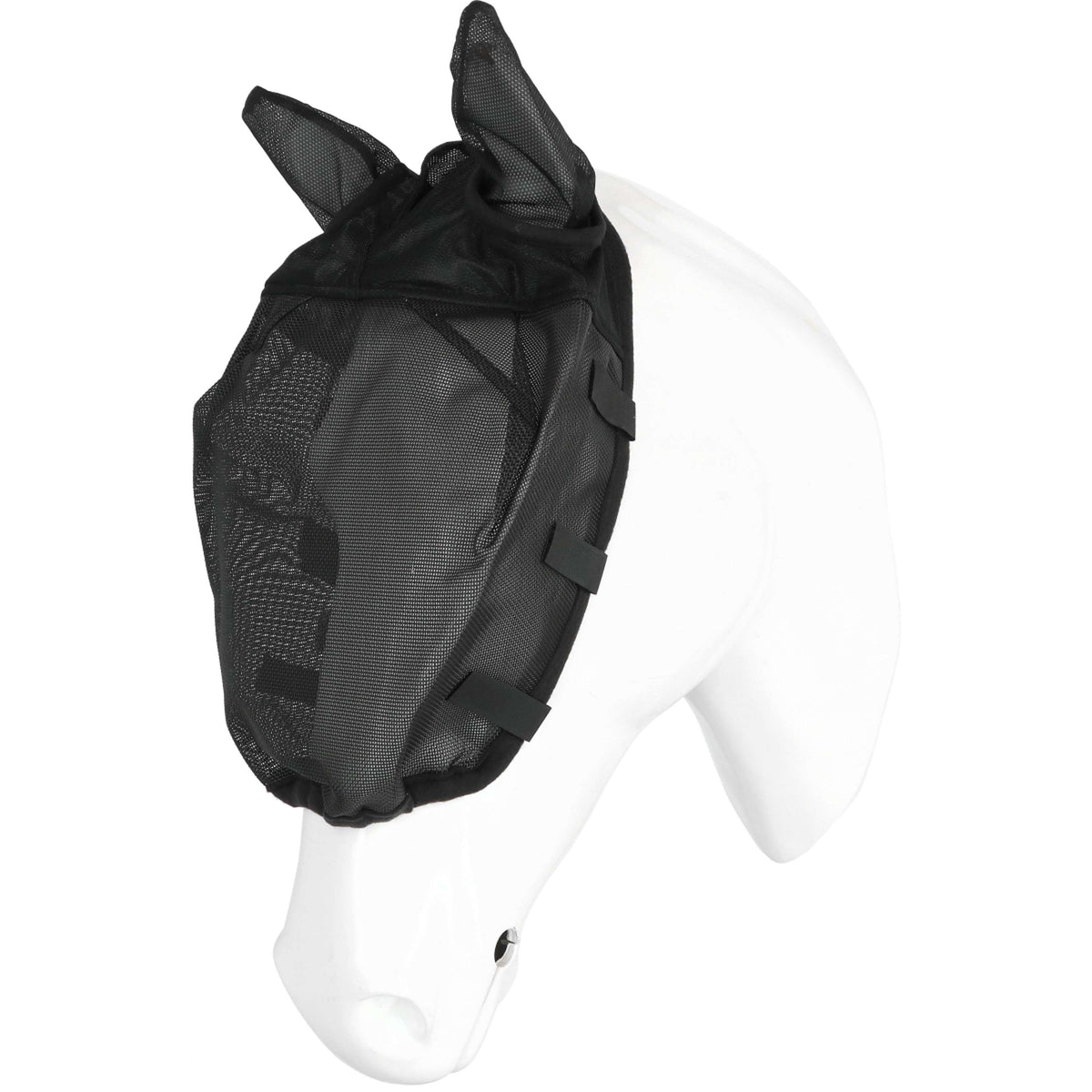 EQUITHÈME Capezza con Maschera Antimosche con Protezione UV Nero