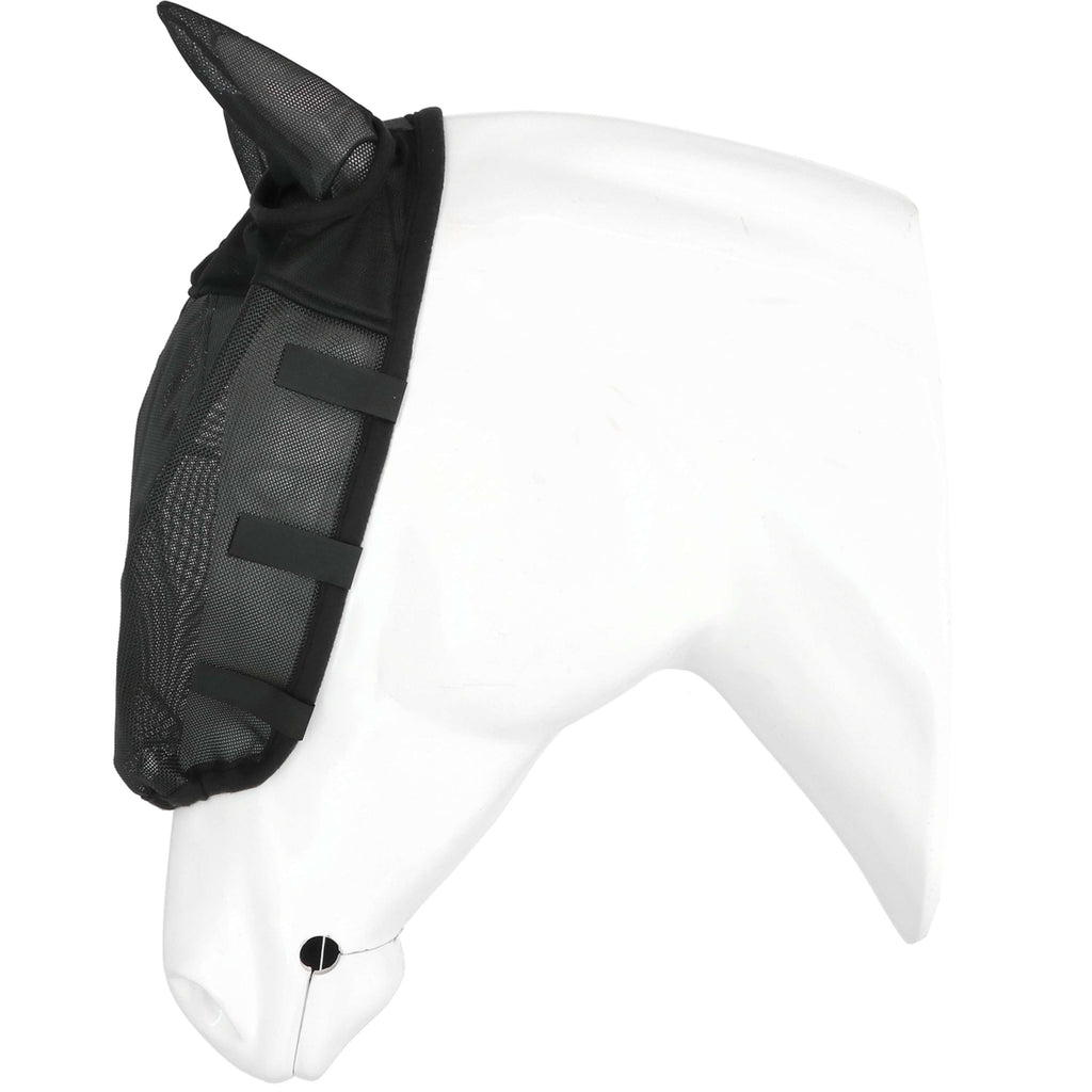 EQUITHÈME Capezza con Maschera Antimosche con Protezione UV Nero