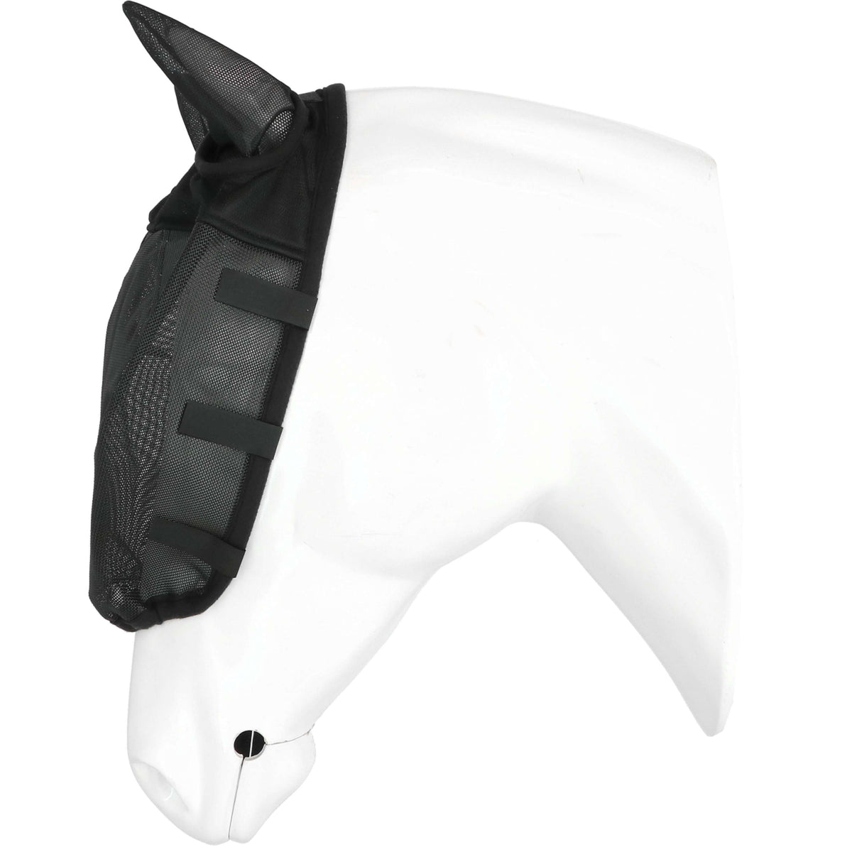 EQUITHÈME Capezza con Maschera Antimosche con Protezione UV Nero