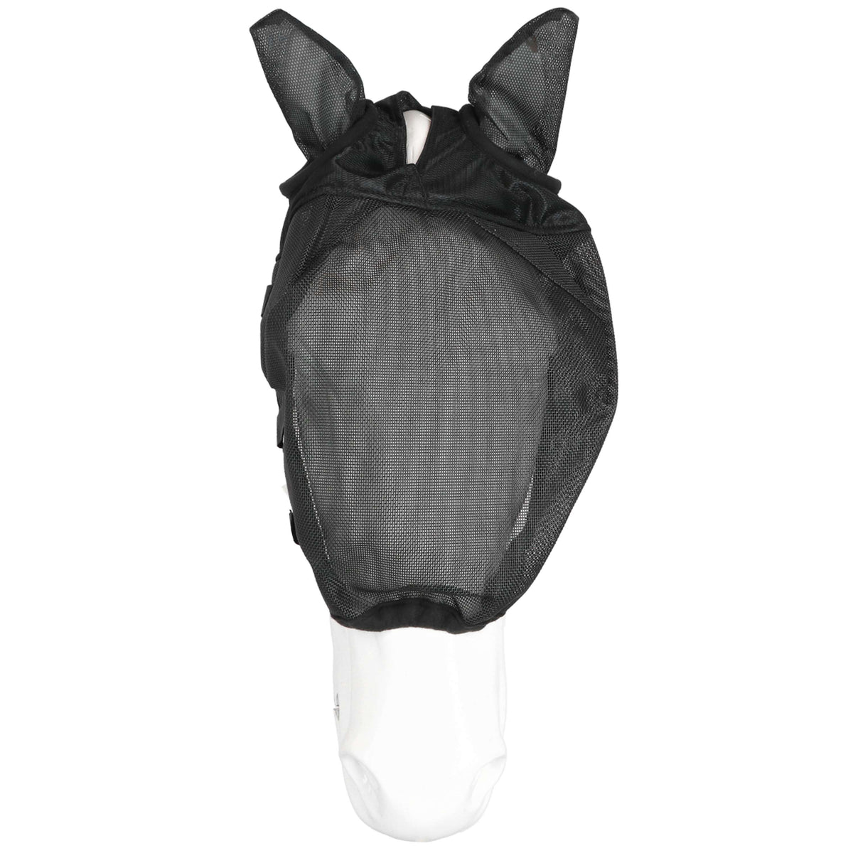 EQUITHÈME Capezza con Maschera Antimosche con Protezione UV Nero