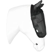 EQUITHÈME Capezza con Maschera Antimosche con Protezione UV Nero