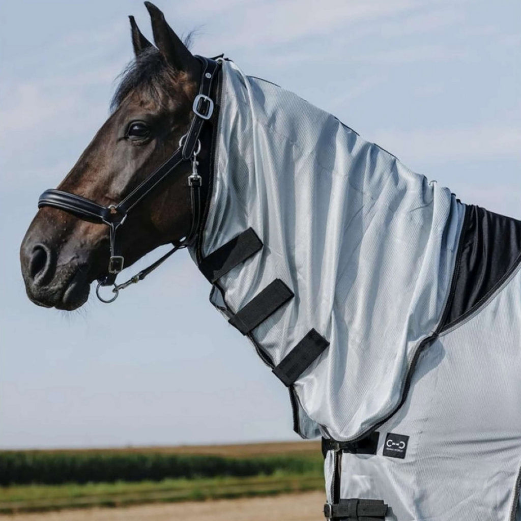 Riding World Coperta Antimosche Belly Mesh Combo Grigio