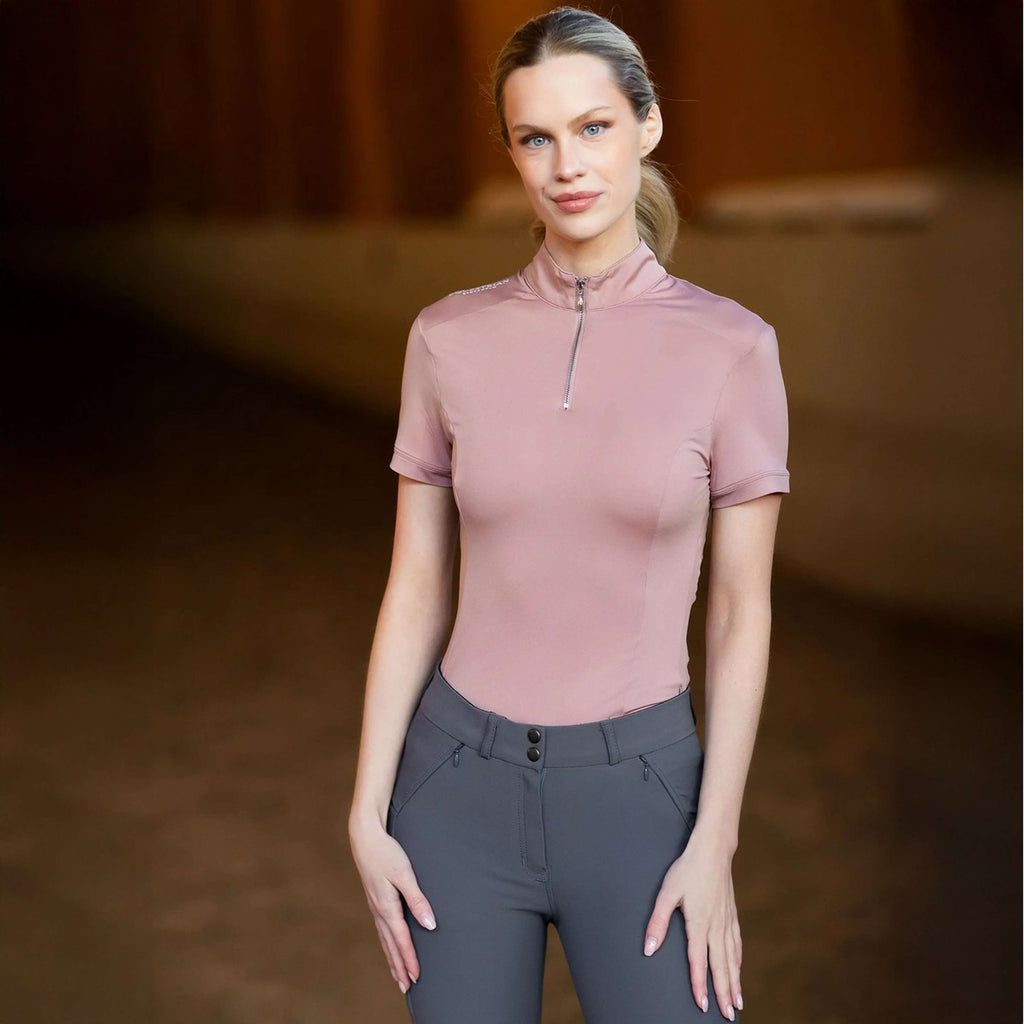 Equestrian Stockholm Maglietta UV Protection Rosa