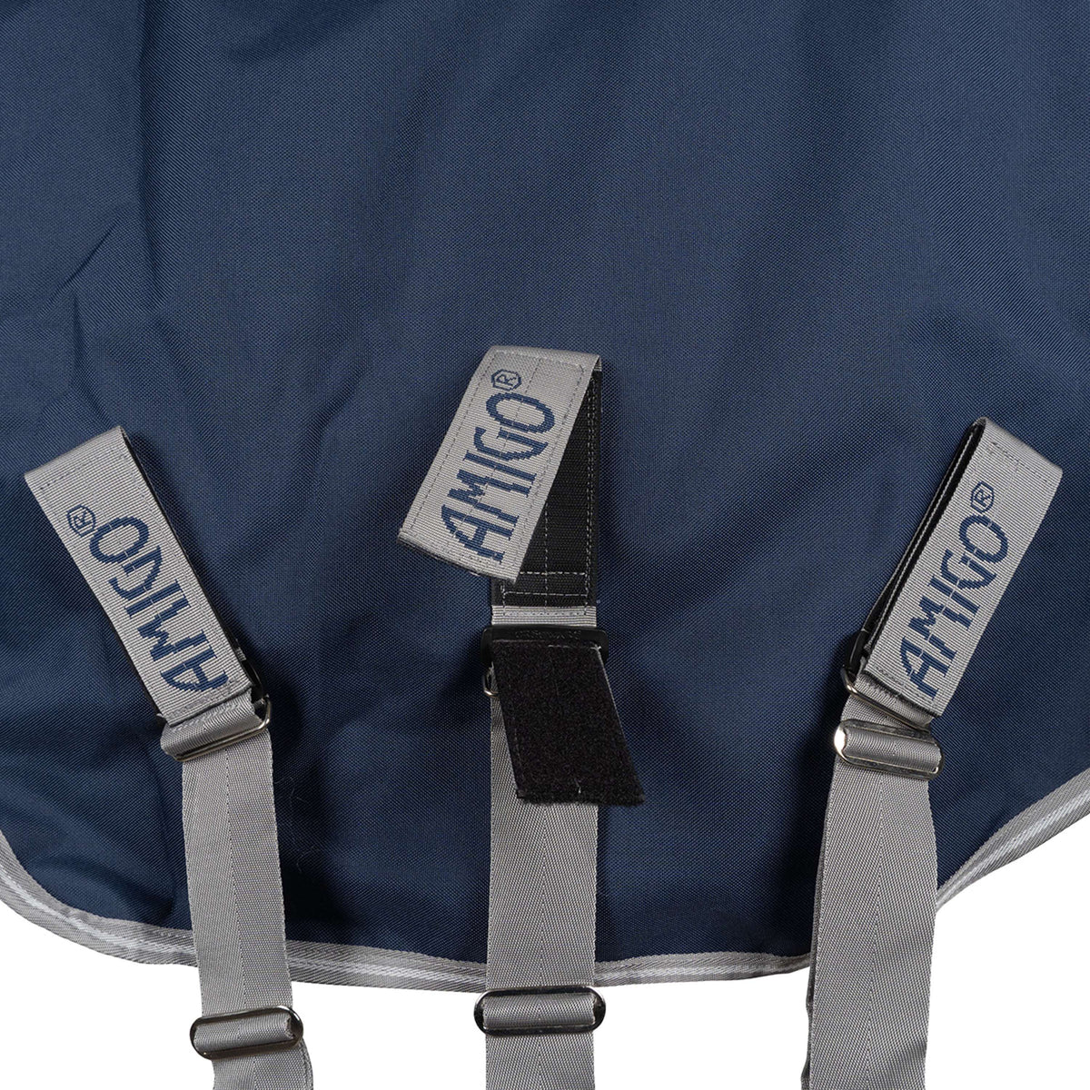 Amigo Turnout Rug FieldSafe Plus 1200D 0g Navy/Titanium Grey/Silver