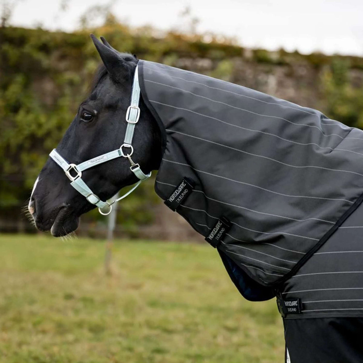 Amigo Turnout Rug FieldSafe Reflectech Plus 1200D 50g Black/Reflective/Black