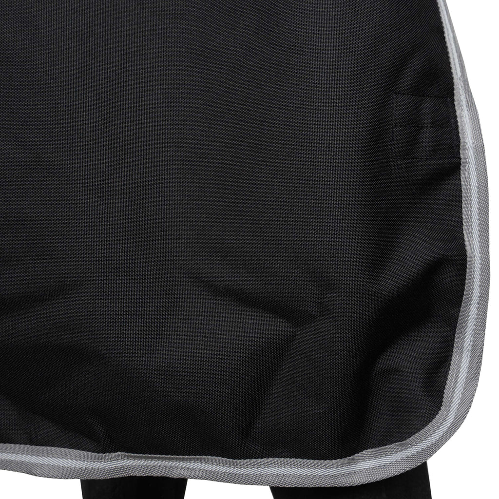 Amigo Turnout Rug Integrated 1200D 250g Black/Titanium Grey/Silver