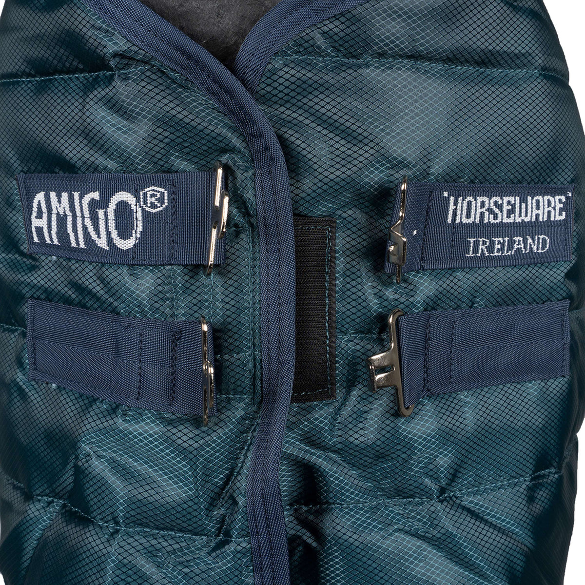 Amigo Ripstop Insulator Stable 350g Dynasty Green/Navy/Silver