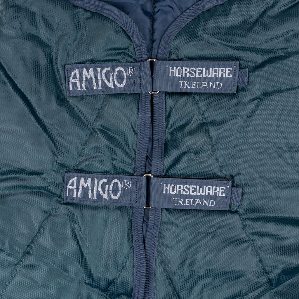 Amigo Copricollo Ripstip Insulator Stable 100g Dynasty Green/Navy/Silver