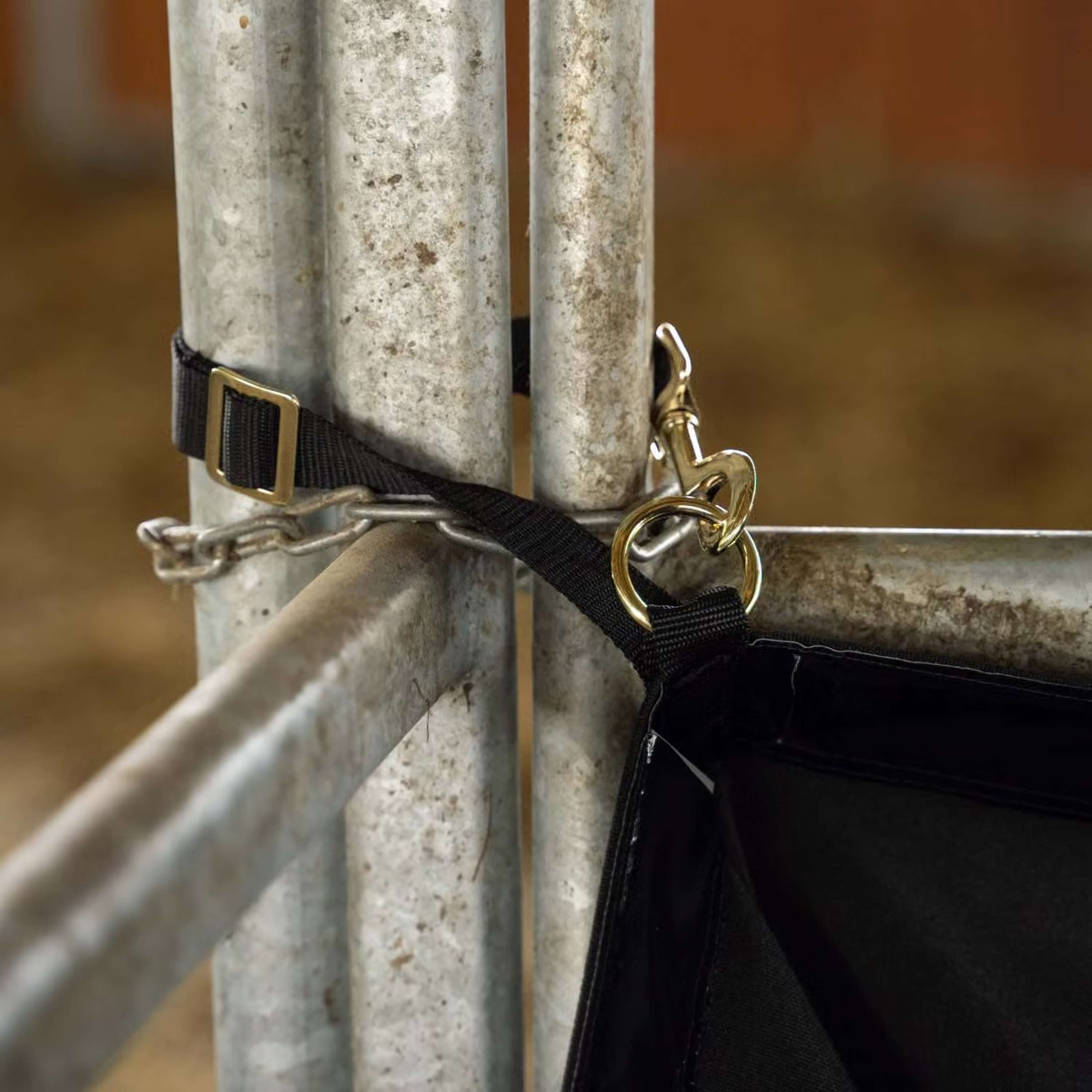 Kentucky Borsa per Fieno Corner Nero