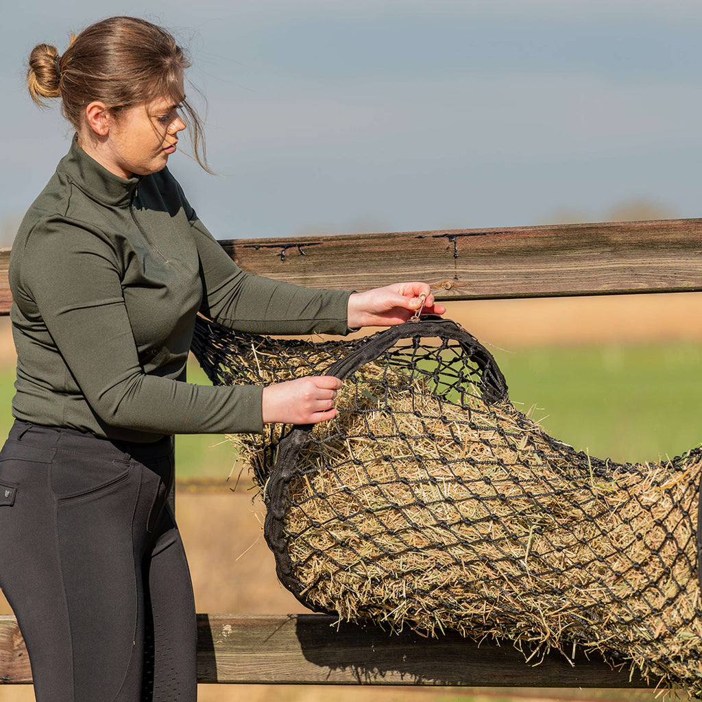 Agradi Horse Rete da Fieno Stampo per tunnel Maas 5x5cm Nero